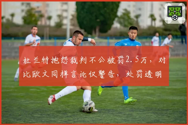 杜兰特抱怨裁判不公被罚2.5万，对比欧文同样言论仅警告，处罚透明度存疑
